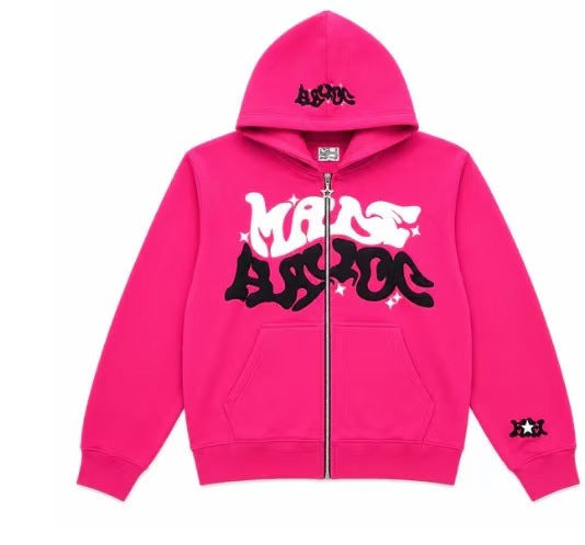 Men's Zip Up Hoodie- Multiple Colours