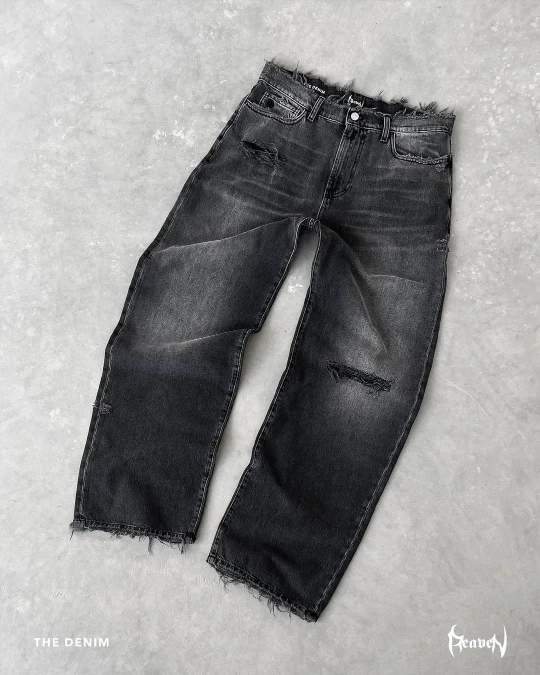 Men's Distressed Jeans