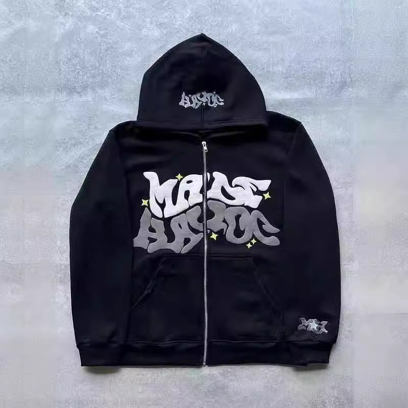Men's Zip Up Hoodie- Multiple Colours