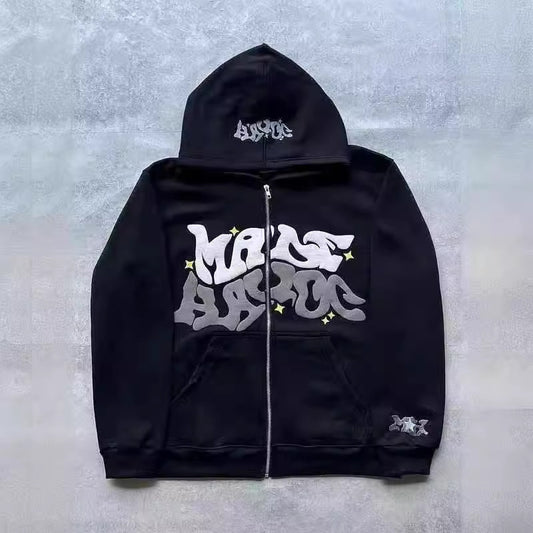 Men's Zip Up Hoodie- Multiple Colours