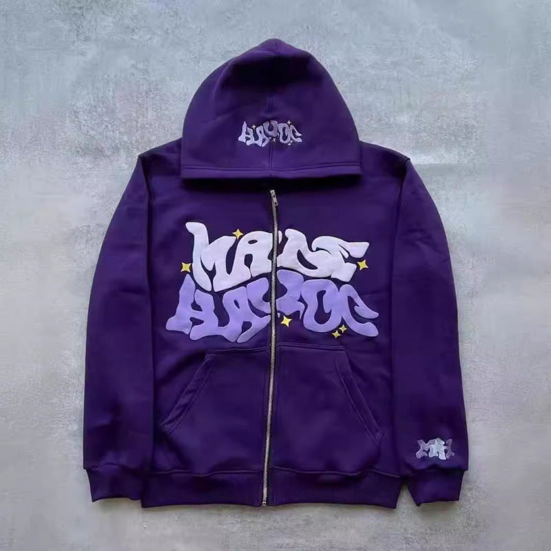 Men's Zip Up Hoodie- Multiple Colours