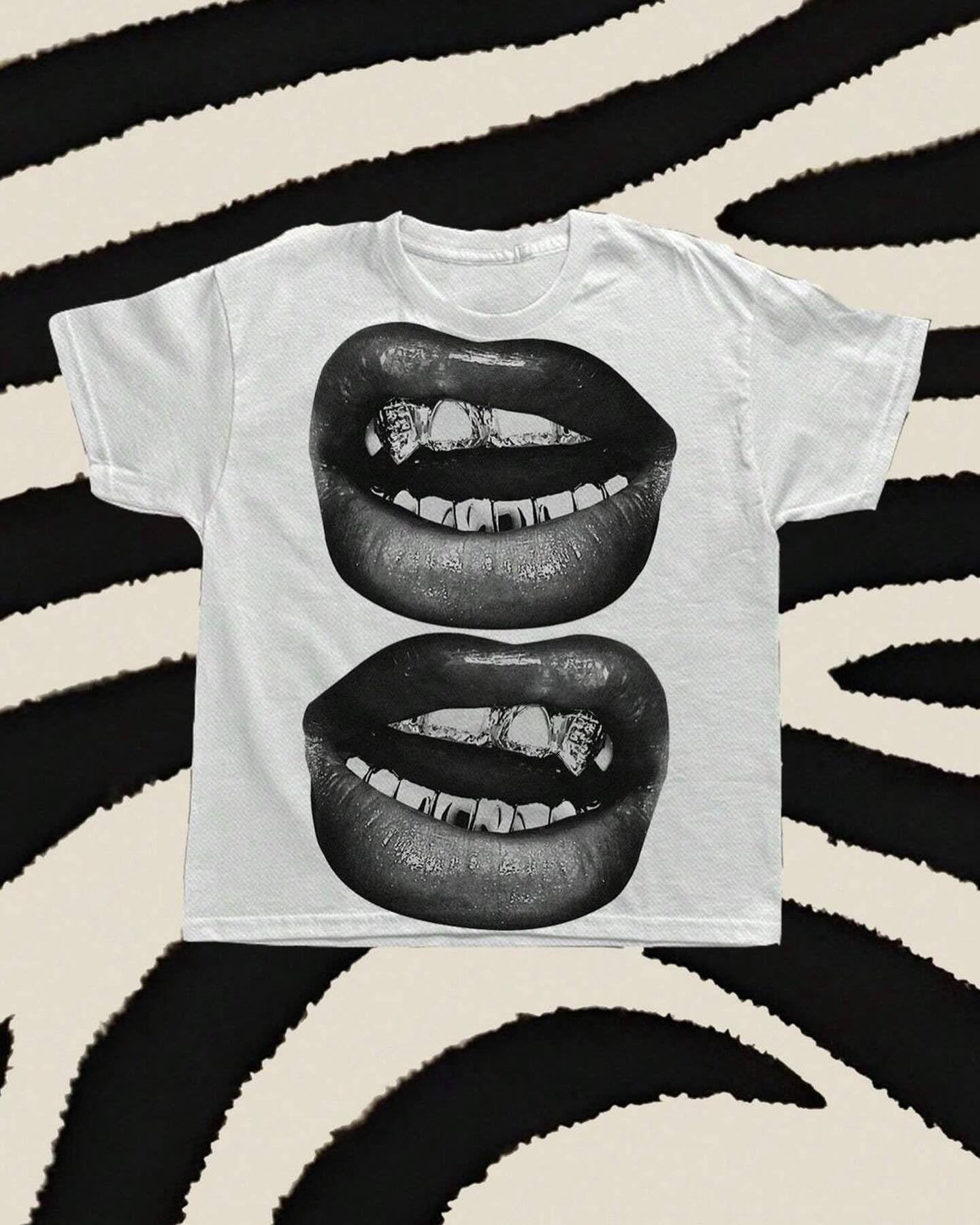 Men's Printed Teeth Tee