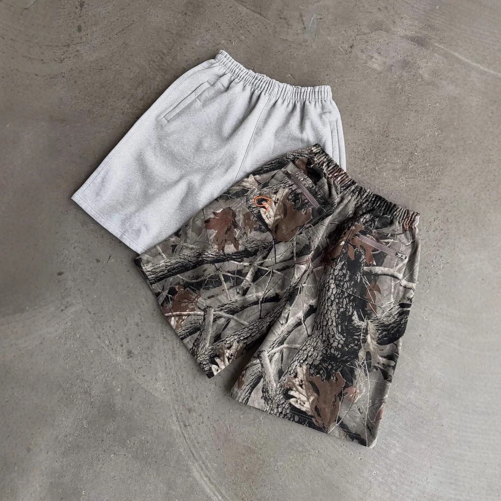 Men's Washed Cotton Shorts
