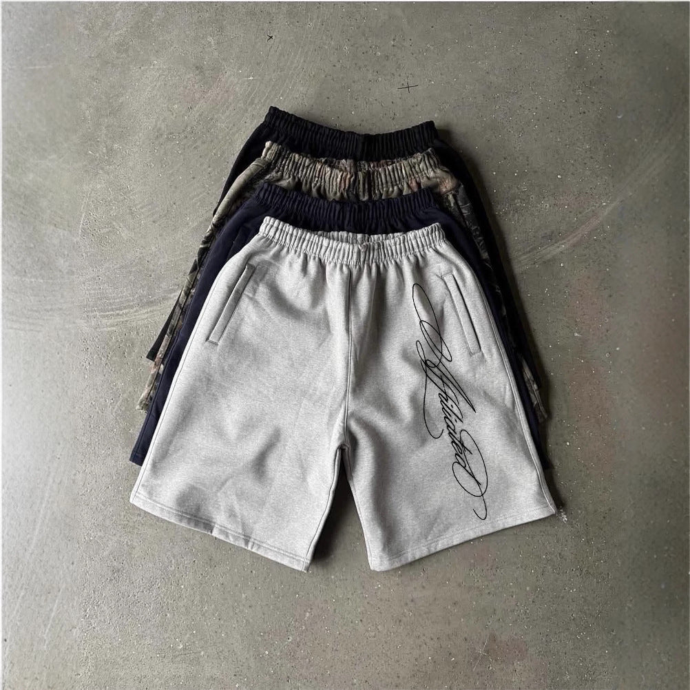Men's Washed Cotton Shorts