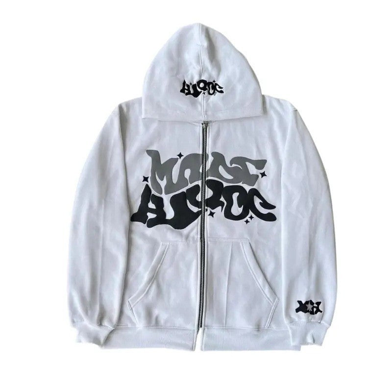 Men's Zip Up Hoodie- Multiple Colours