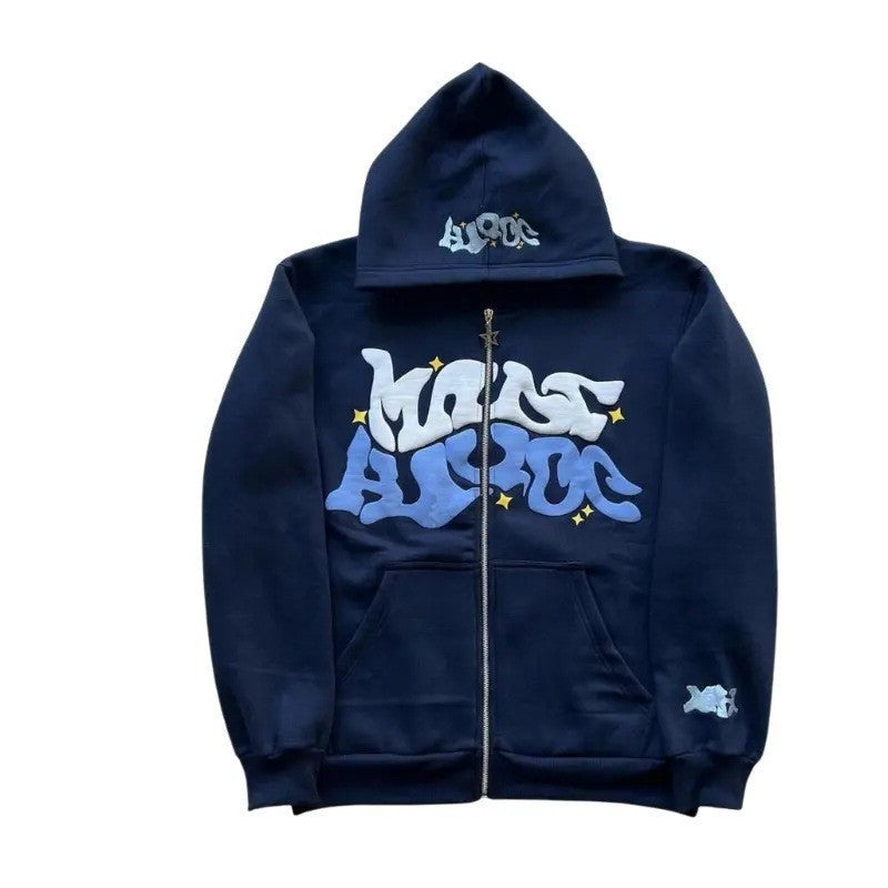 Men's Zip Up Hoodie- Multiple Colours