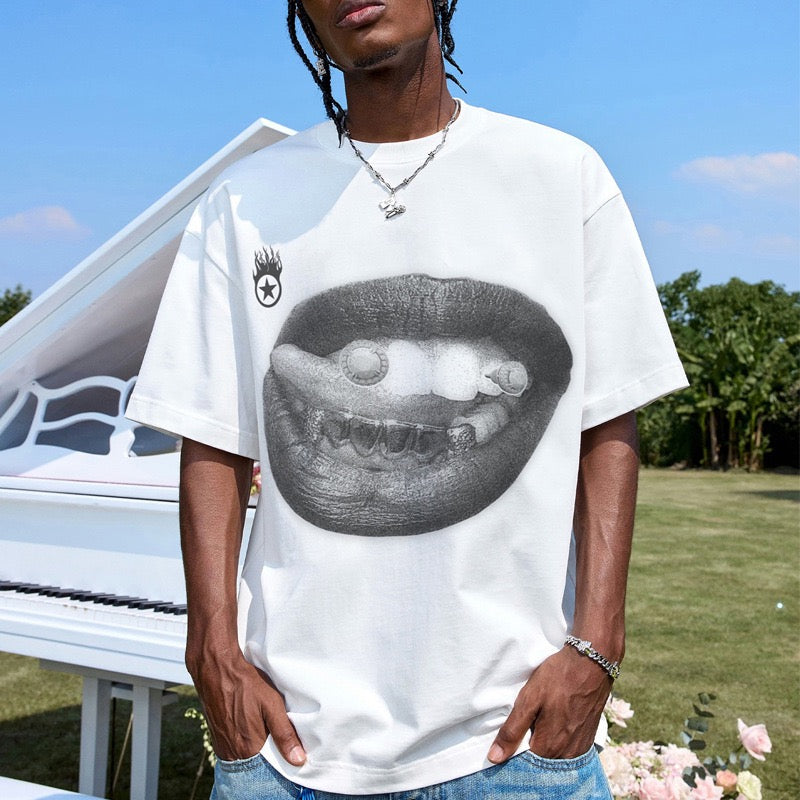 Men's Printed Teeth Tee