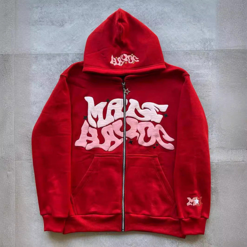 Men's Zip Up Hoodie- Multiple Colours