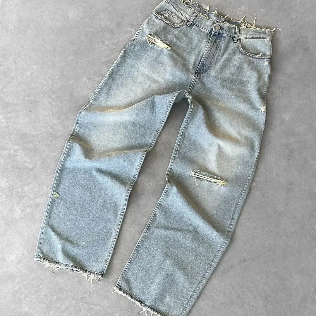 Men's Distressed Jeans
