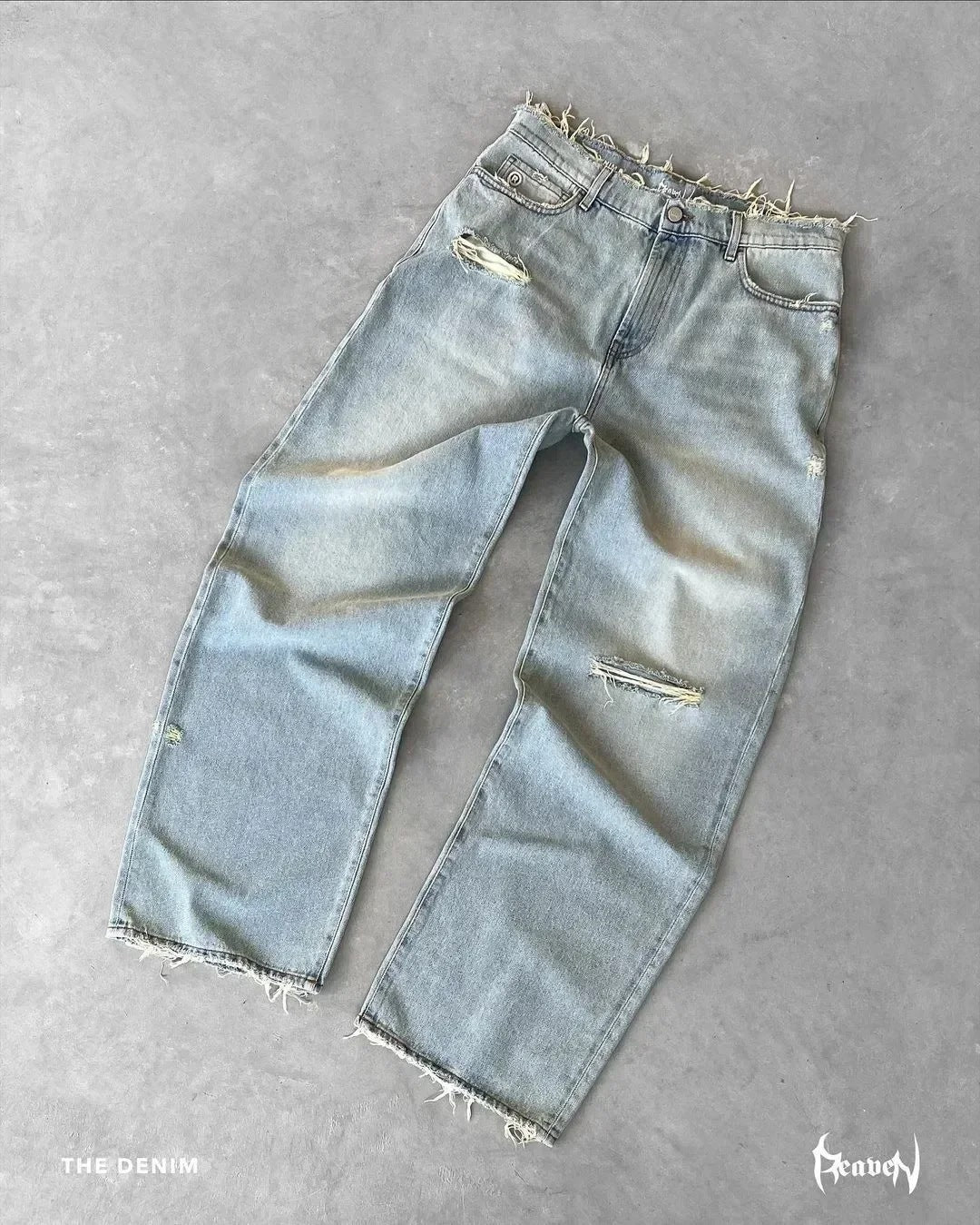 Men's Distressed Jeans